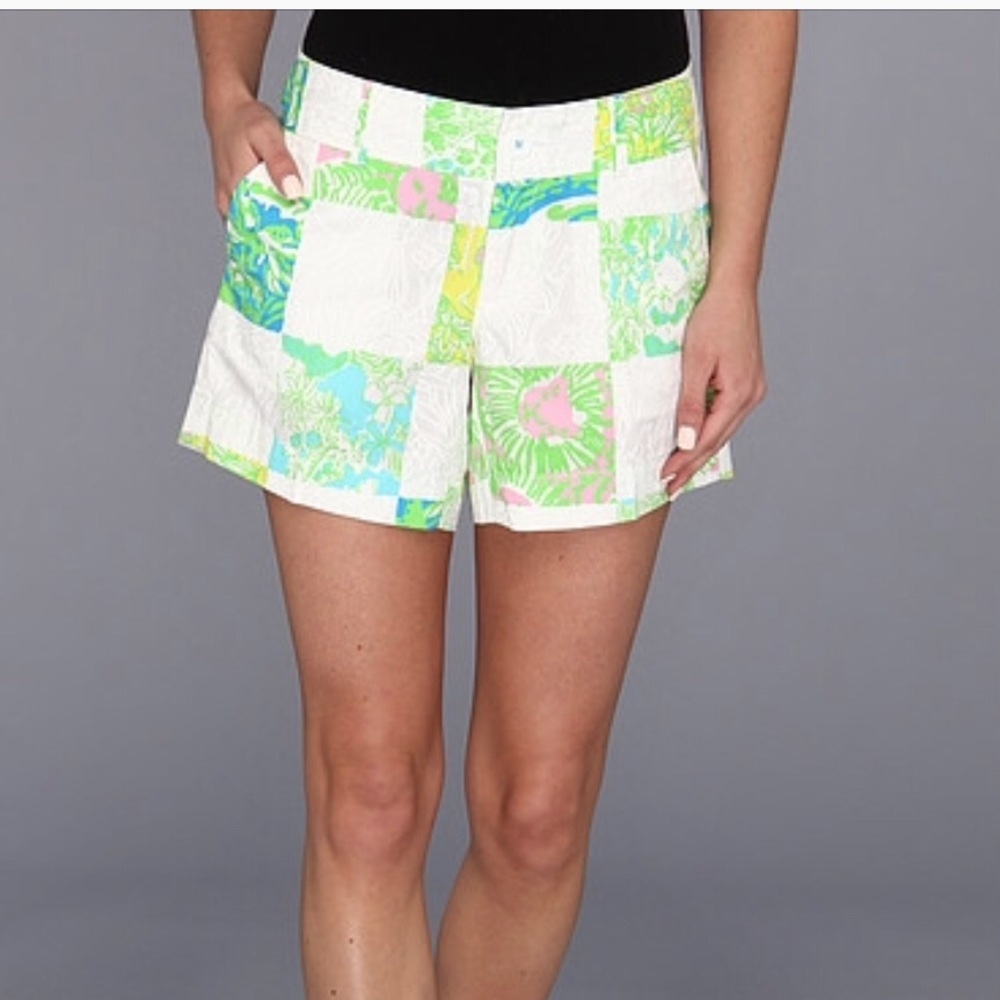 Lilly Pulitzer patch print shorts